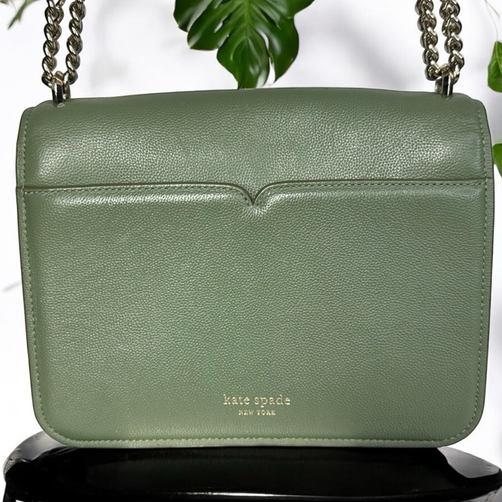 Kate Spade Large Locket Turnlock Flap Convertible Shoulder Bag - Picture 6 of 17